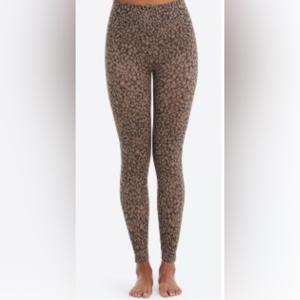 Spanx Animal Print Seamless Leggings